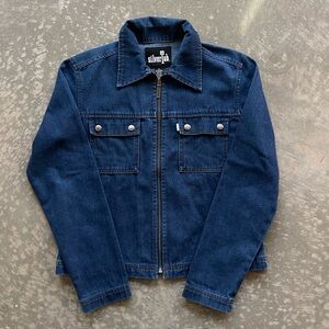 Vintage Levi’s Silvertab Denim Jacket Full Zip Women’s Size Medium WPL 423